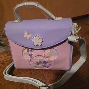 Her Universe Disney Mickey Mouse Pastel Spring Crossbody Bag